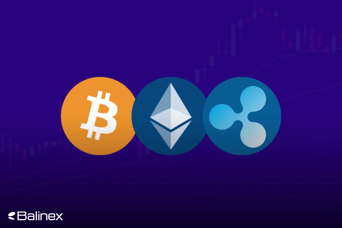 تحلیل تکنیکال بیت کوین، اتریوم و ریپل امروز 8 خرداد