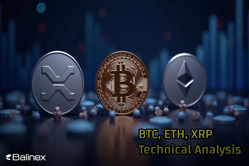 تحلیل تکنیکال بیت کوین، اتریوم و ریپل امروز 19 تیر