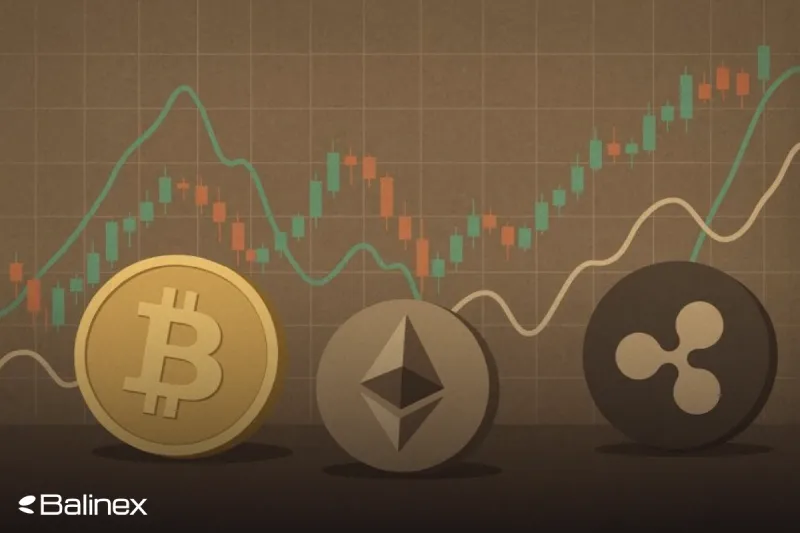 تحلیل تکنیکال بیت کوین، اتریوم و ریپل امروز 21 تیر