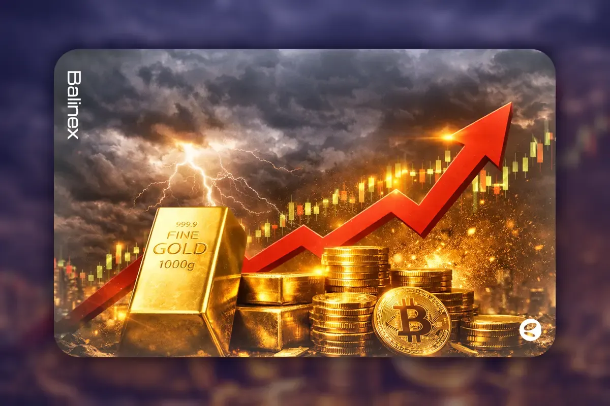 طوفان در بازار طلا؛ قیمت جهانی رکورد تاریخی تازه‌ای ثبت کرد (8 بهمن)