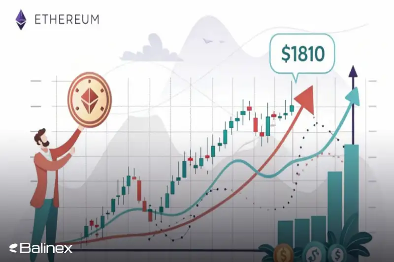 تحلیل تکنیکال اتریوم امروز 24 فروردین؛ آیا هدف ETH 1810 دلار خواهد بود؟