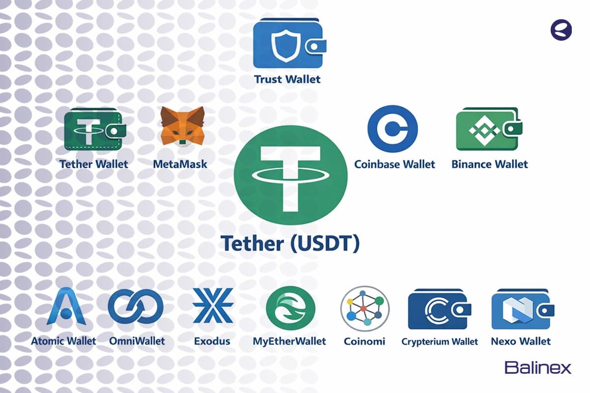 بهترین ولت برای نگهداری تتر + 12 کیف پول برای تتر 