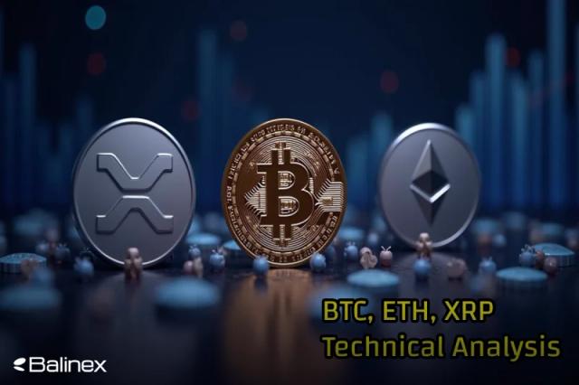 تحلیل تکنیکال بیت کوین، اتریوم و ریپل امروز 19 تیر