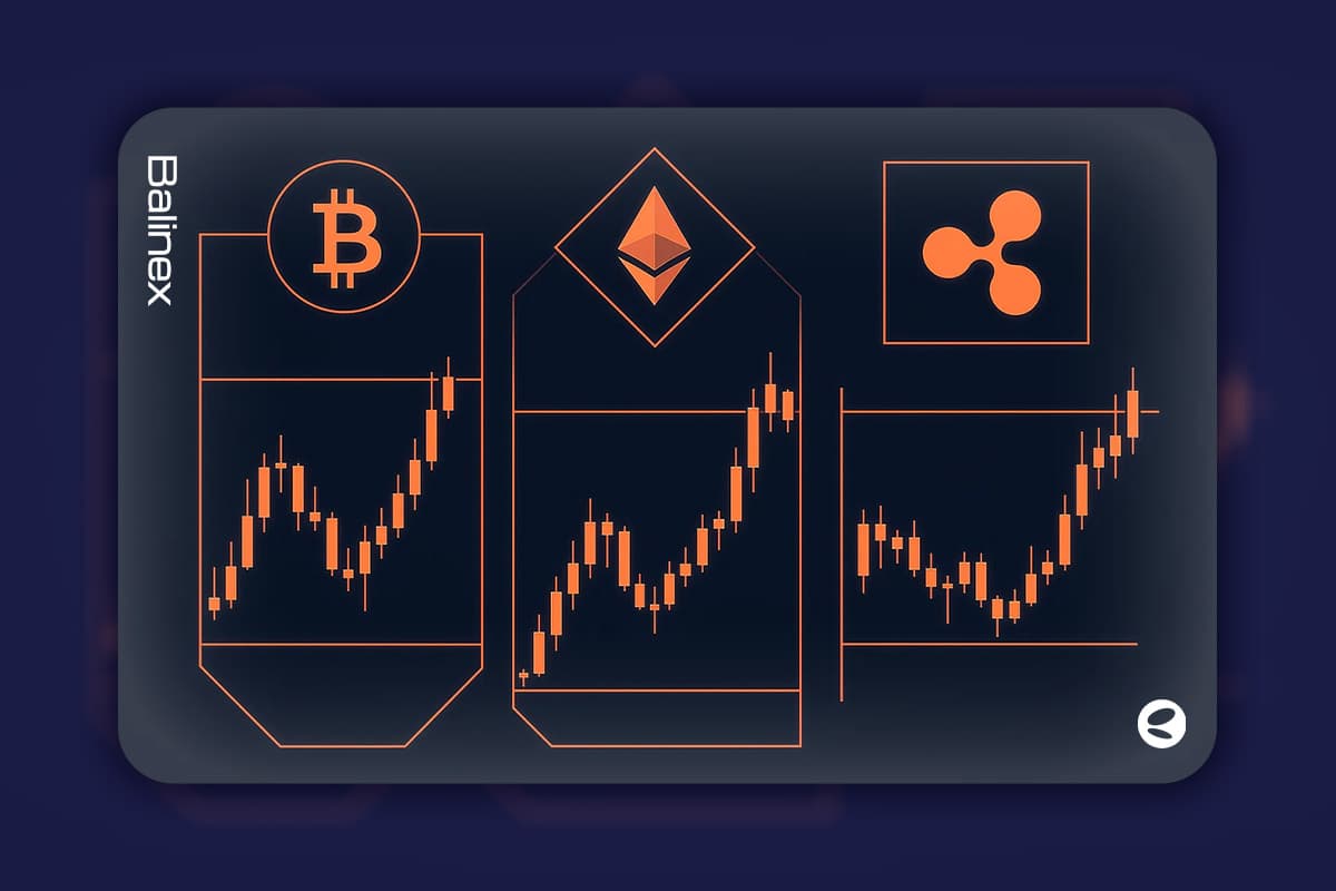 تحلیل تکنیکال بیت کوین، اتریوم و ریپل امروز ۱۸ آذر