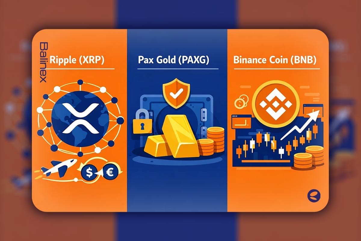 تحلیل تکنیکال ریپل، پکس گلد و بایننس کوین امروز ۲ دی