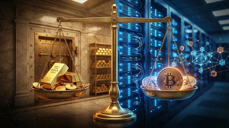 رابطه ارز دیجیتال و طلا؛ کدام یک برای سرمایه‌گذاری مناسب است؟