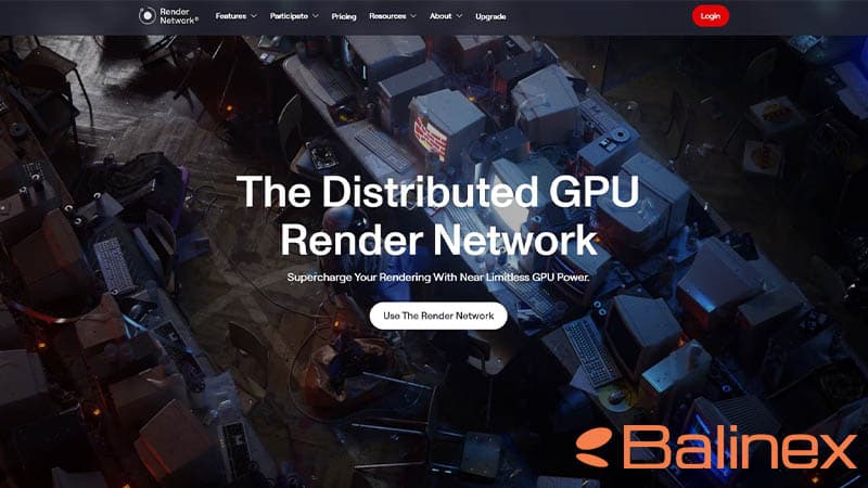 وب سایت ارز دیجیتال رندر