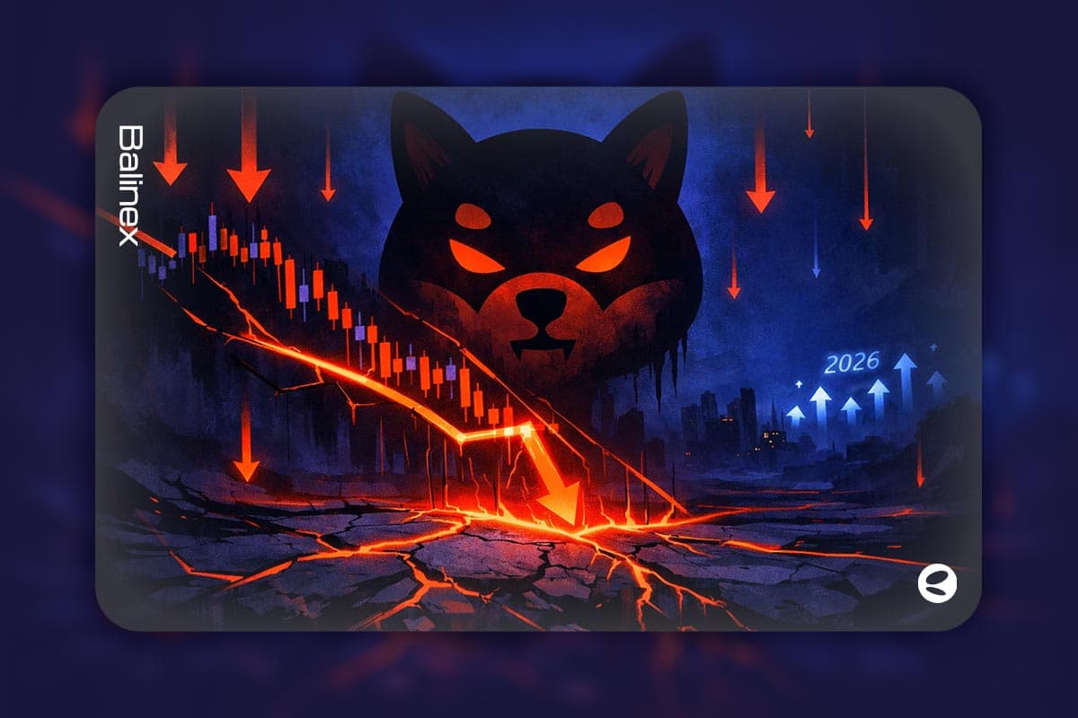 شیبا اینو در مسیر نزولی | آیا قیمت SHIB در سال ۲۰۲۶ برمیگردد؟