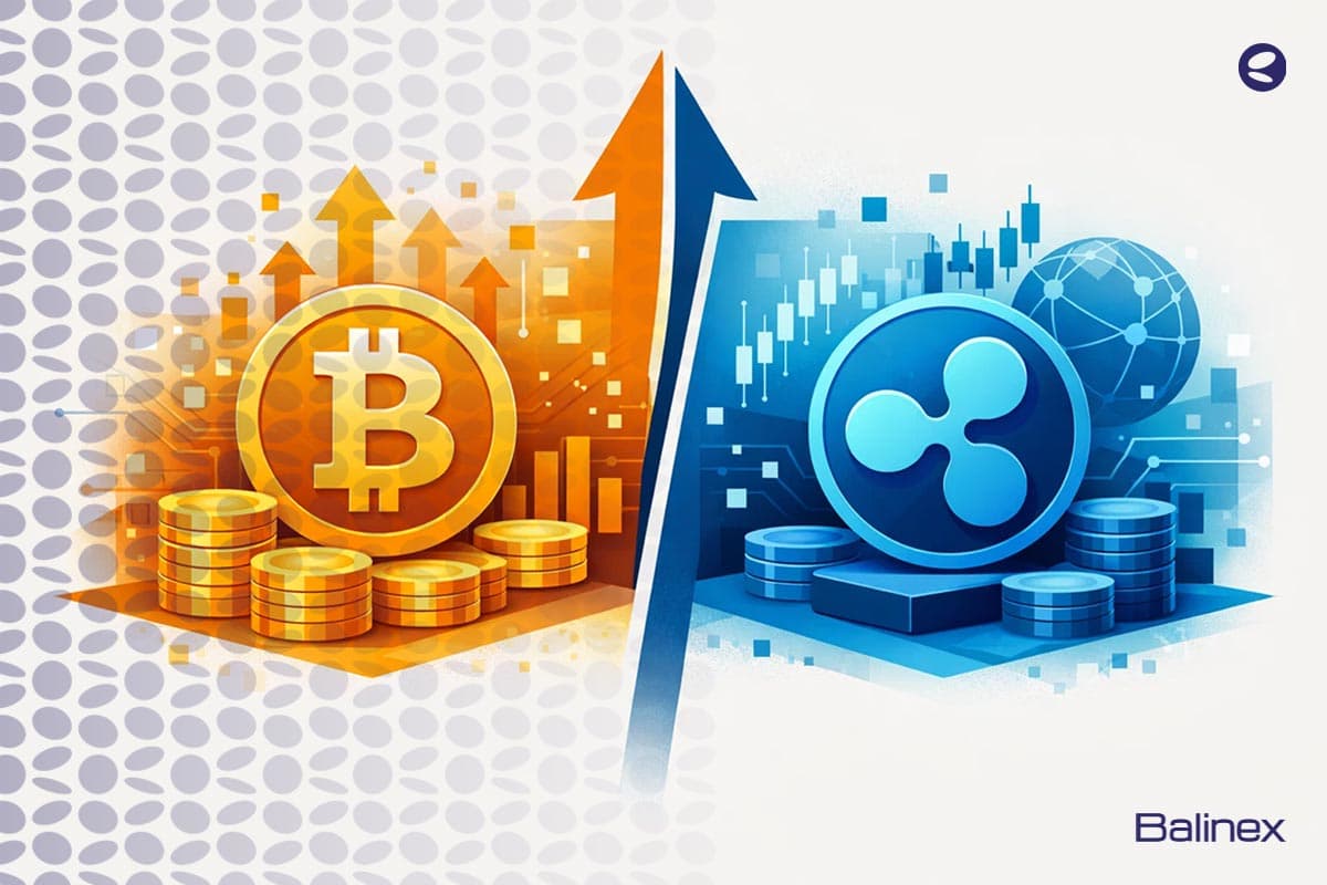 بیت کوین بخریم یا ریپل؟ کدام یک سودآورتر است؟ (آپدیت 2026)