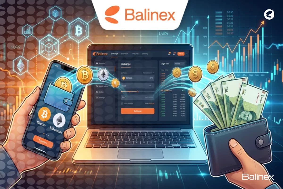 آموزش کامل و تصویری فروش ارز دیجیتال در بالینکس