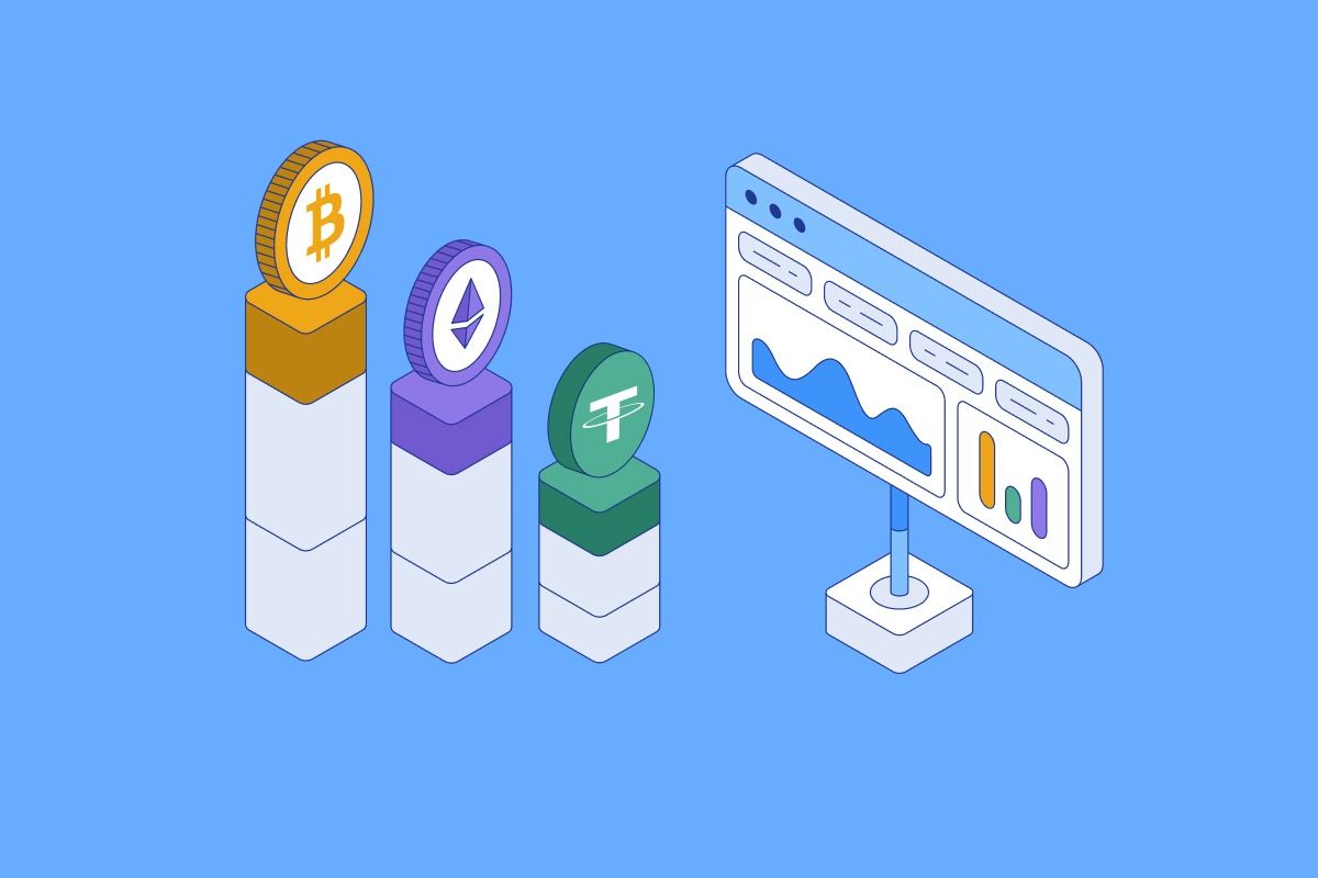 مارکت کپ تتر و اتریوم و بیت کوین مرتب شده است.