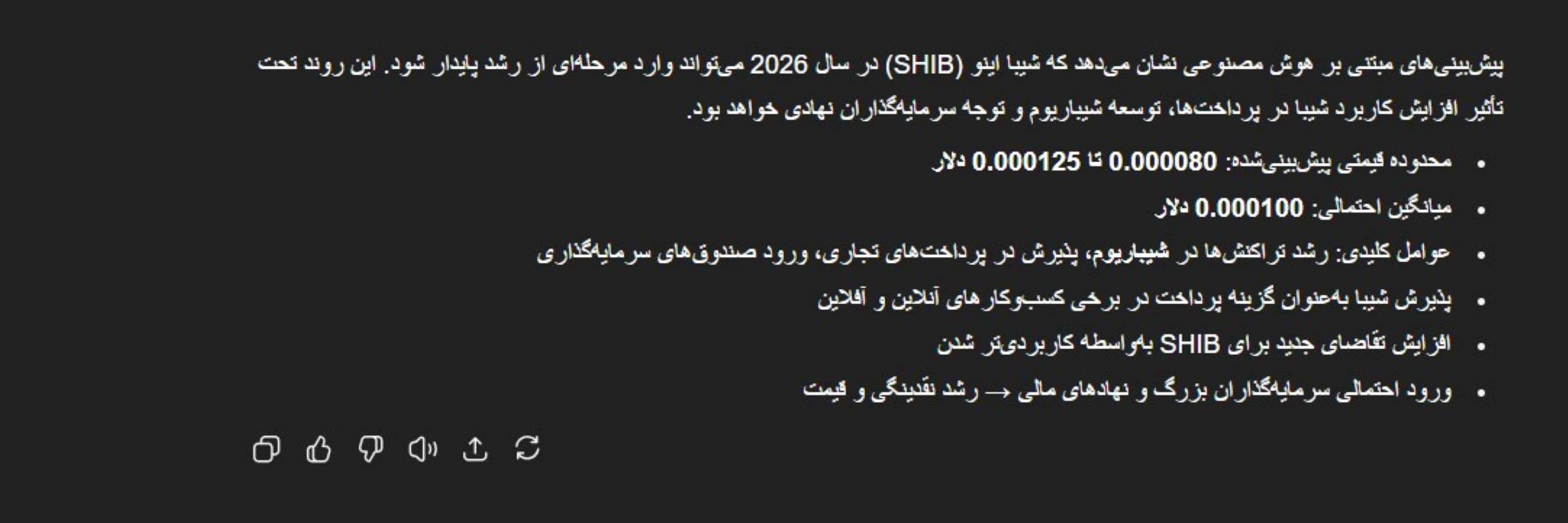 پیش بینی قیمت شیبا در سال 2026 با هوش مصنوعی