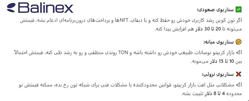 پیش بینی قیمت تون کوین با هوش مصنوعی تا سال 2027