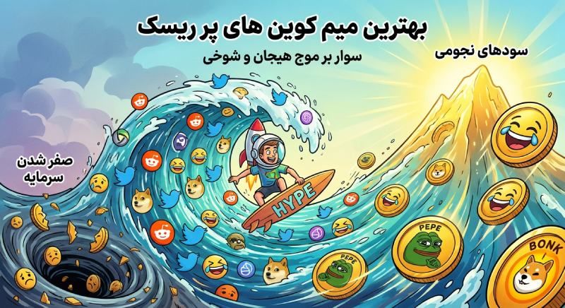 بهترین میم کوین های پر ریسک