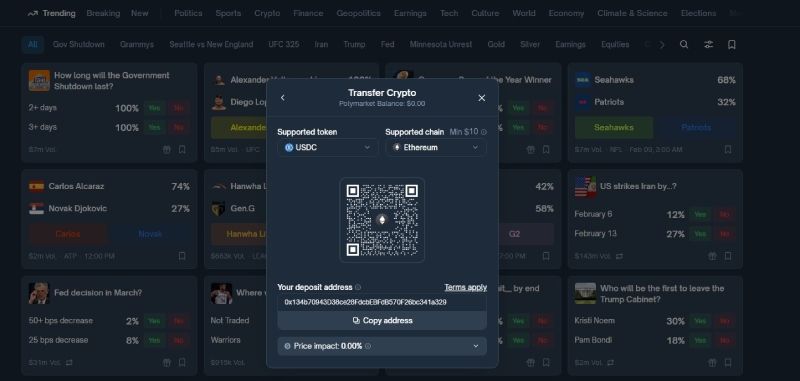 انتقال ارزهای دیجیتال (Transfer Crypto)