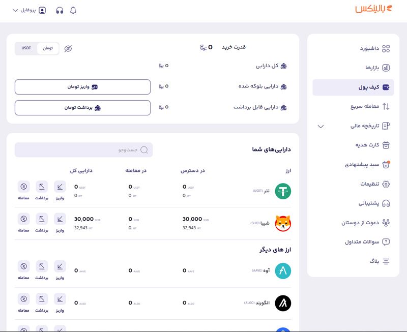 کیف پول بالینکس