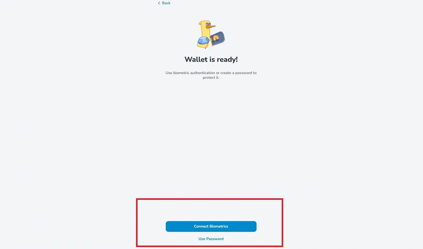 ایجاد رمز عبور برای مای تون ولت