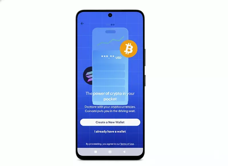 انتخاب گزینه I already have a Wallet جهت بازیابی کیف پول کوینومی