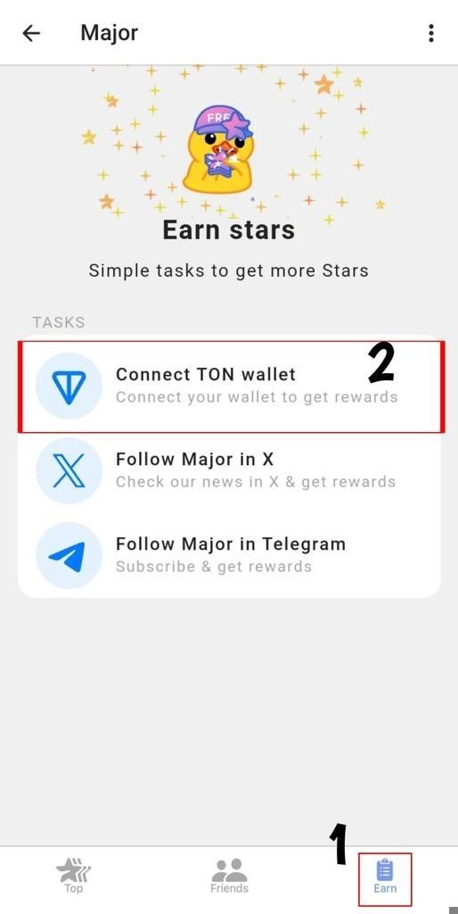 آموزش اتصال ماجور استارز به کیف پول