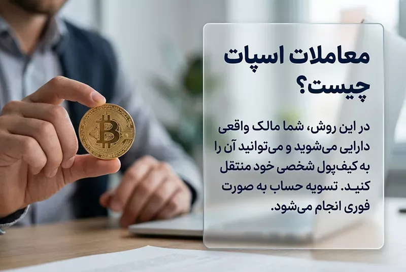 معاملات اسپات در ارزهای دیجیتال (Spot)