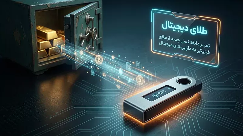 تاثیر بیت کوین بر طلا