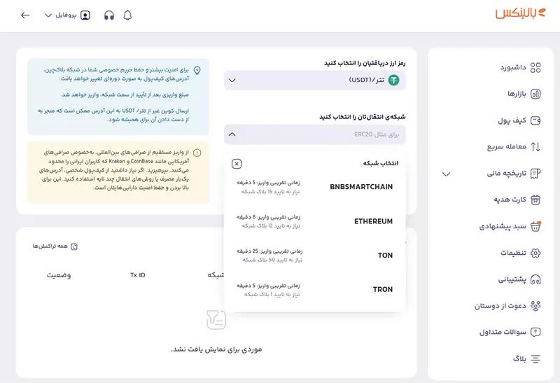 انتقال از اکسودوس به بالینکس برای نقد کردن