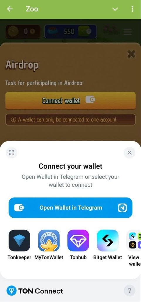 آموزش اتصال ZOO به کیف پول